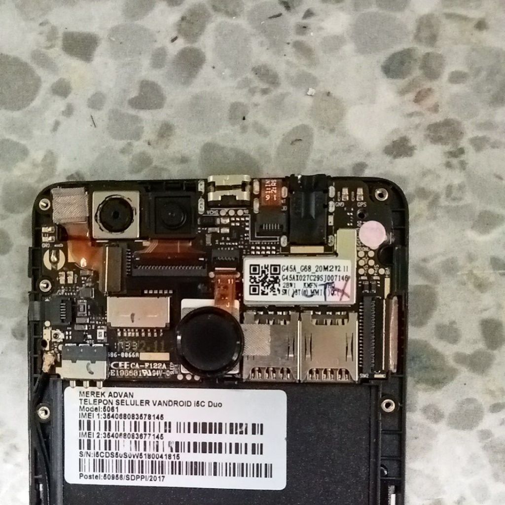 mesin advan i5c/lite