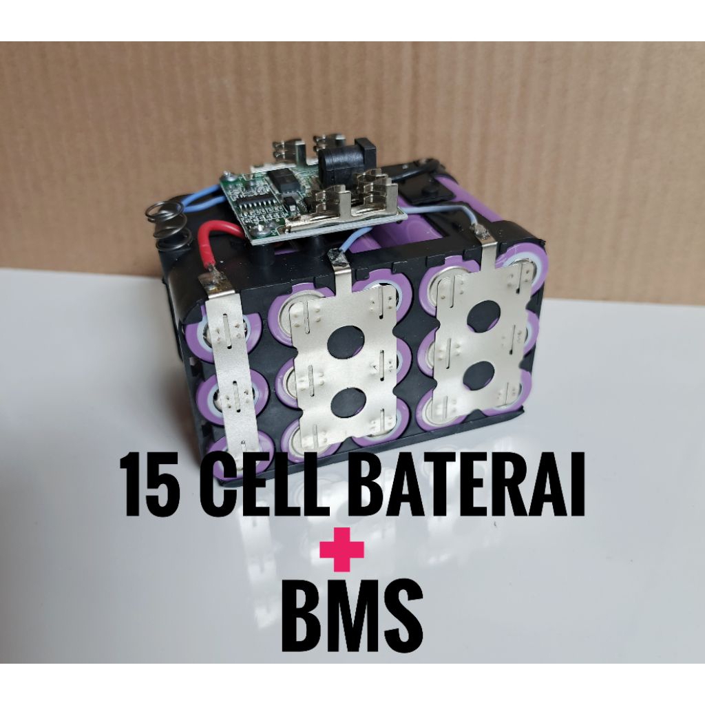 PROMO....!!!!! BATERAI 18650 ISI 15 CELL BATERAI BOR IMPACT MAKITA BATERAI 15 CELL BATERAI BOR IMPAC