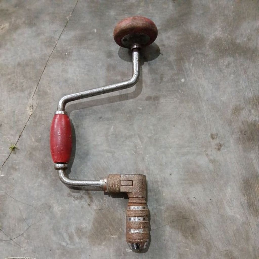 BOR kayu manual jadul seken lawasan