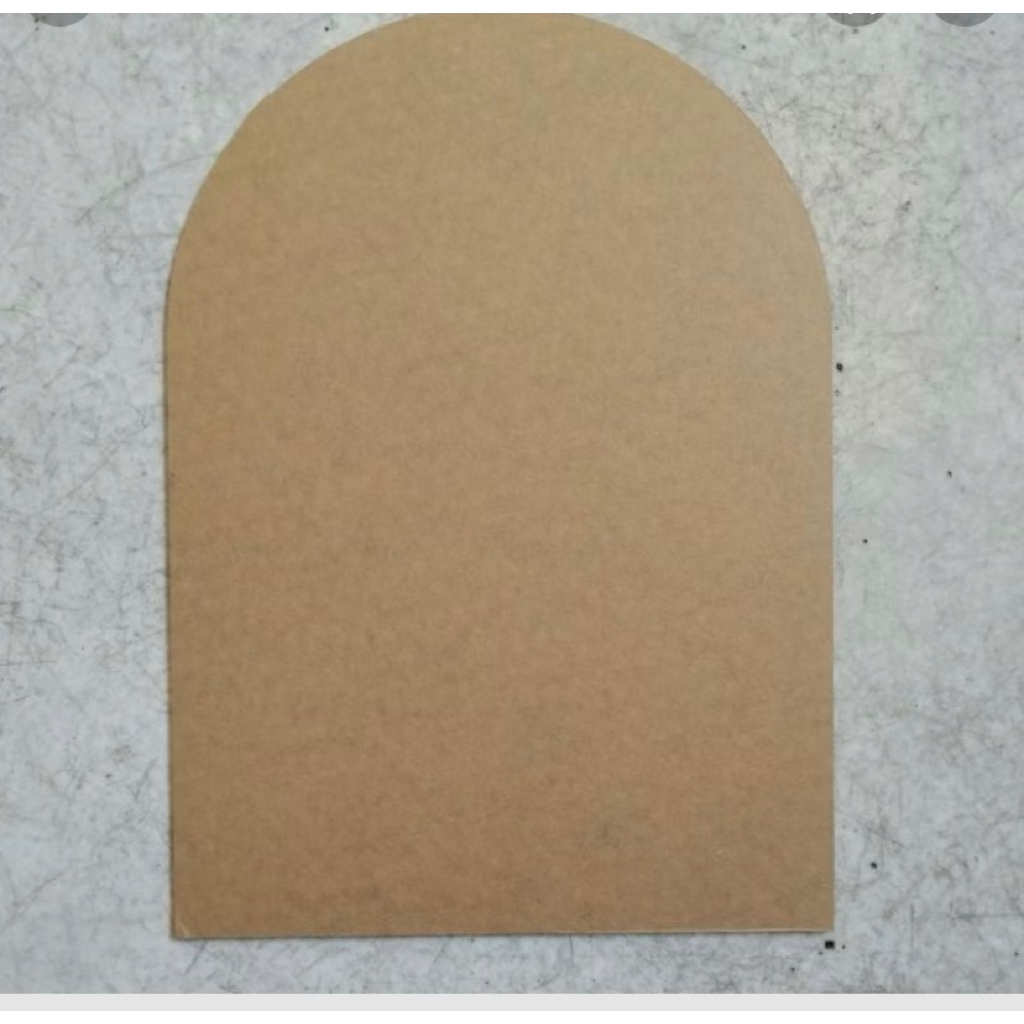 Akrilik Kubah ukuran 50x70 (Putih)
