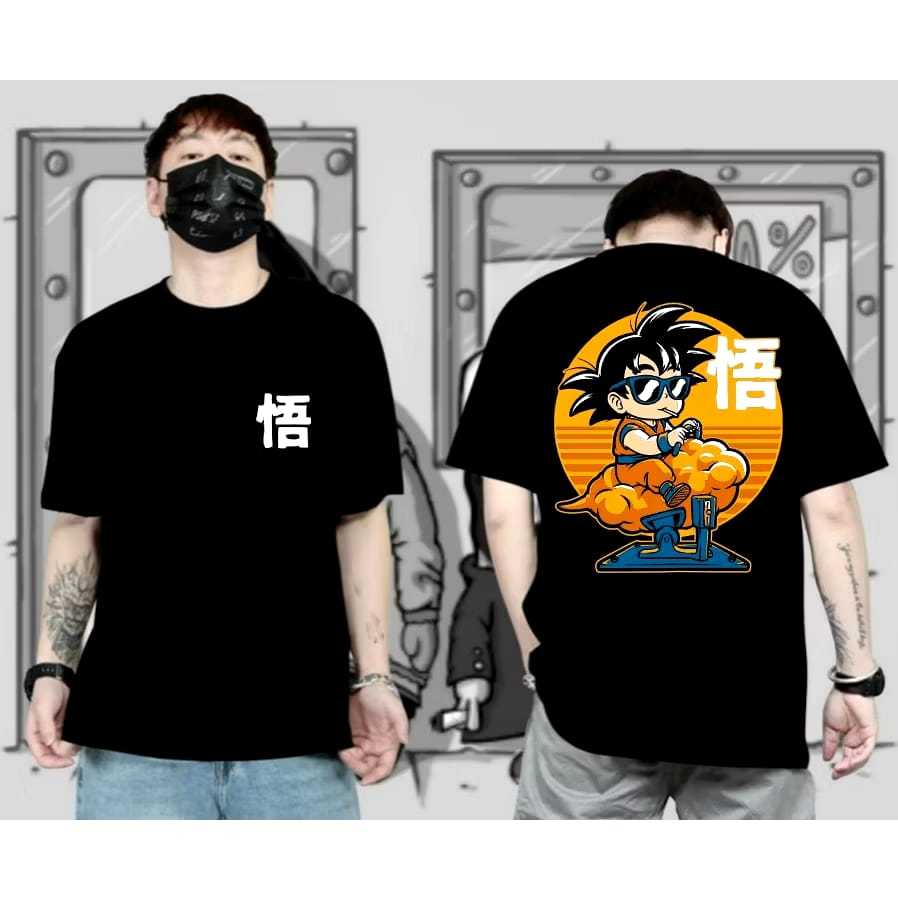 NAYAOLSHOP95 / KAOS DISTRO PRIA SHOWOFF KARTUN DRAGON BAL LKATUN T-SHIRT ATASAN PAKAIAN PRIA SABLON