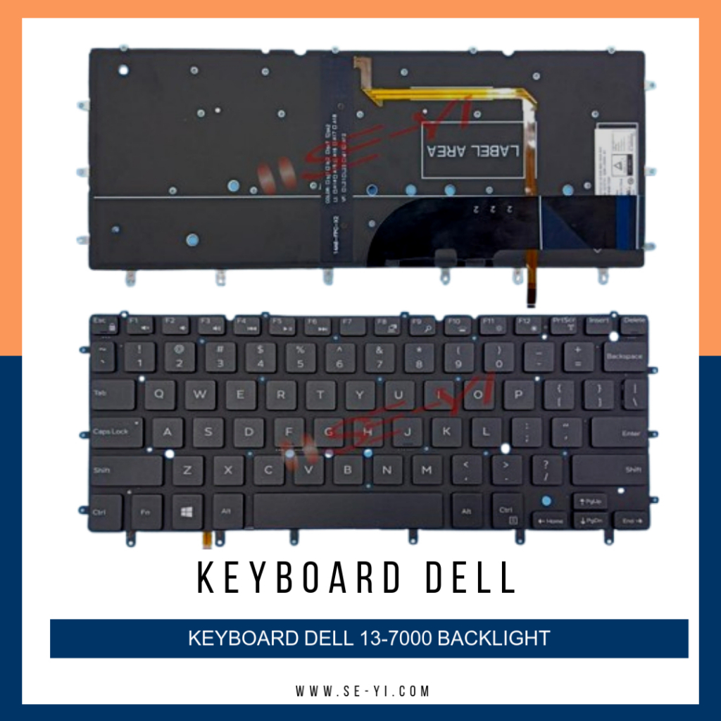Keyboard Dell Inspiron 13-7000 7347 7348 7352 7353 Backlight