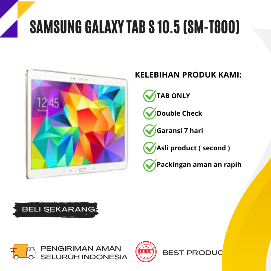 Samsung Galaxy Tab S 10.5 3/16GB 3/32GB (SM-T800) second- TWH