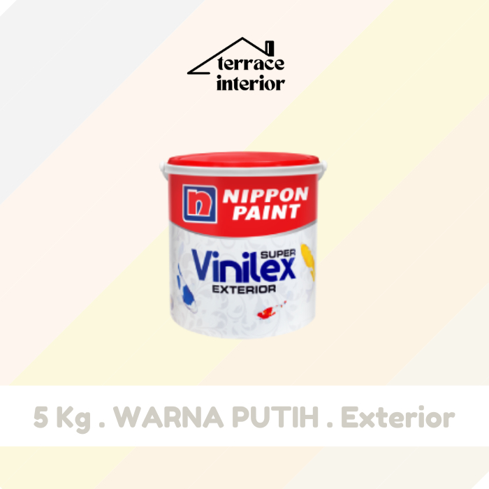 Cat Tembok Vinilex Exterior Putih 5 Kg