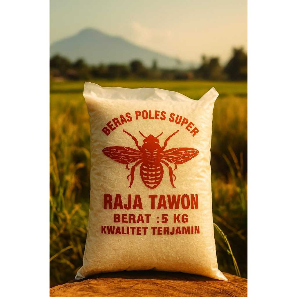 

PROMO!!! Beras Poles Super RAJA TAWON 5kg, Kulaitas terjamin