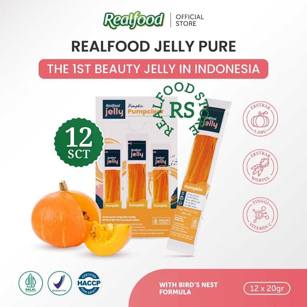 

Realfood Jelly Pure Mengandung Sarang Burung Walet 12 Sct