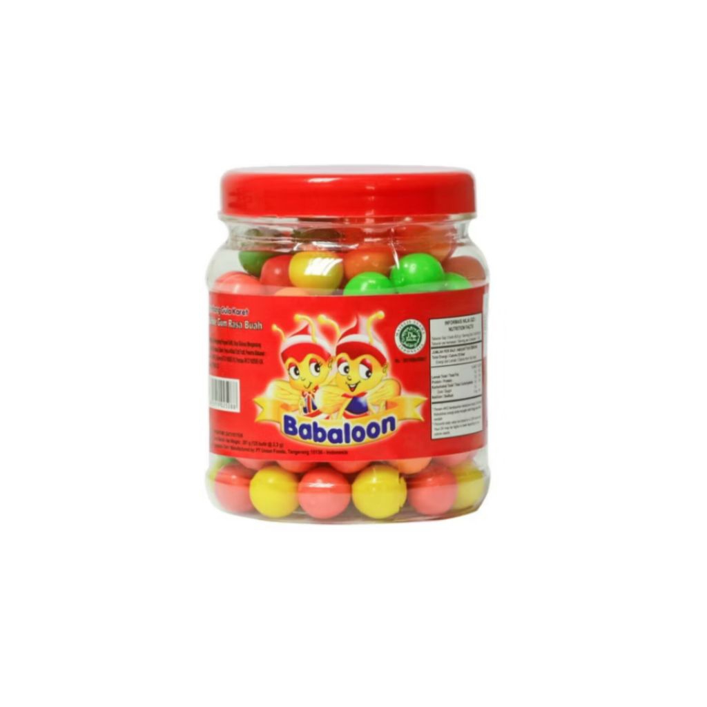 

Permen Karet Babaloon Toples Kecil isi 125 pcs