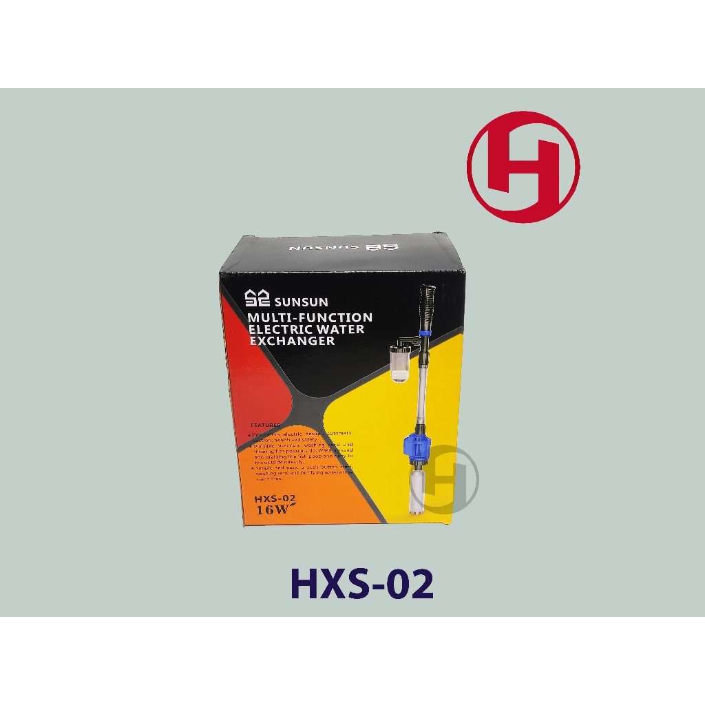 AC GRAVER CLEANER SUNSUN HXS-02 PEMBERSIH KOTORAN AQUARIUM AQUASCAPE