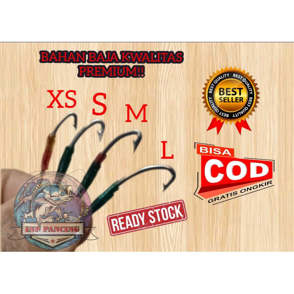 Kail Belut Bahan Baja Siap Pakai-Urek Belut Siap Pakai-Urek Kail Pancing Belut Siap Pakai Bahan Baja