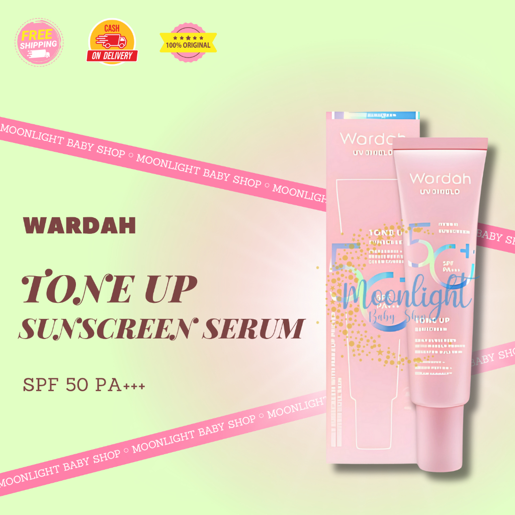 Wardah UV Shield Tone Up Sunscreen SPF 50+ PA+++ | Sunscreen Wajah