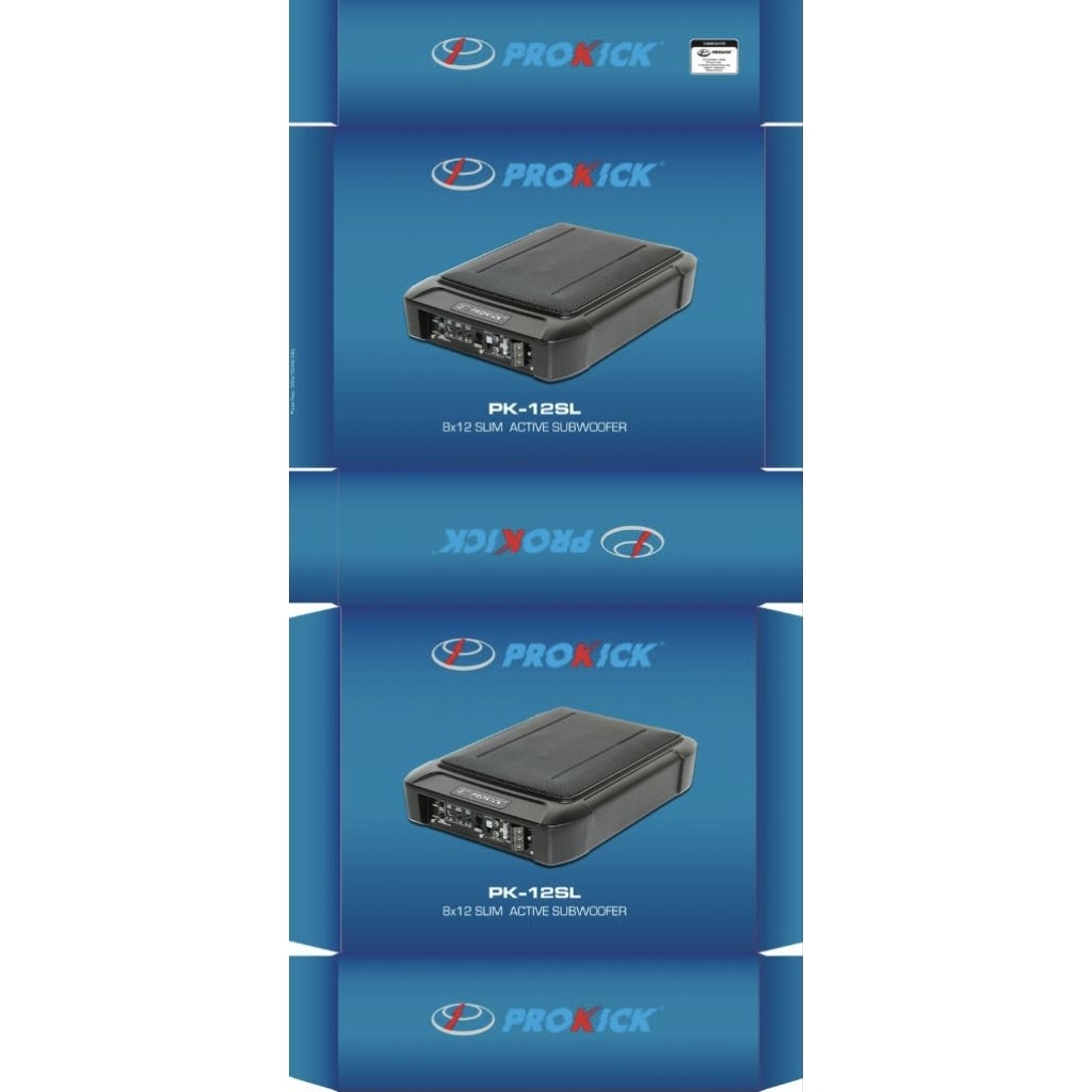 Subwoofer Aktif Prokick Pk-12sl Subwoofer Kolong Bawah Jok