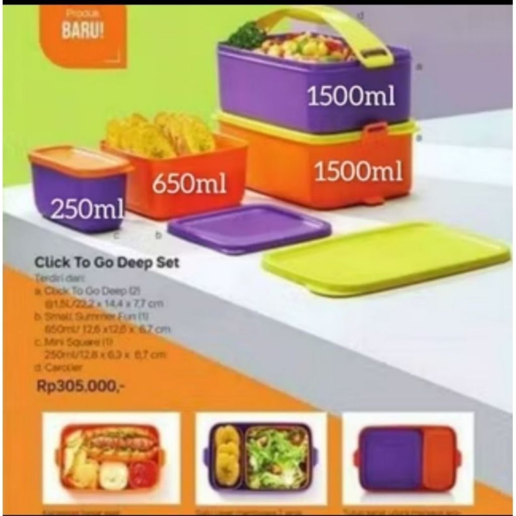 Click to go deep set Tupperware