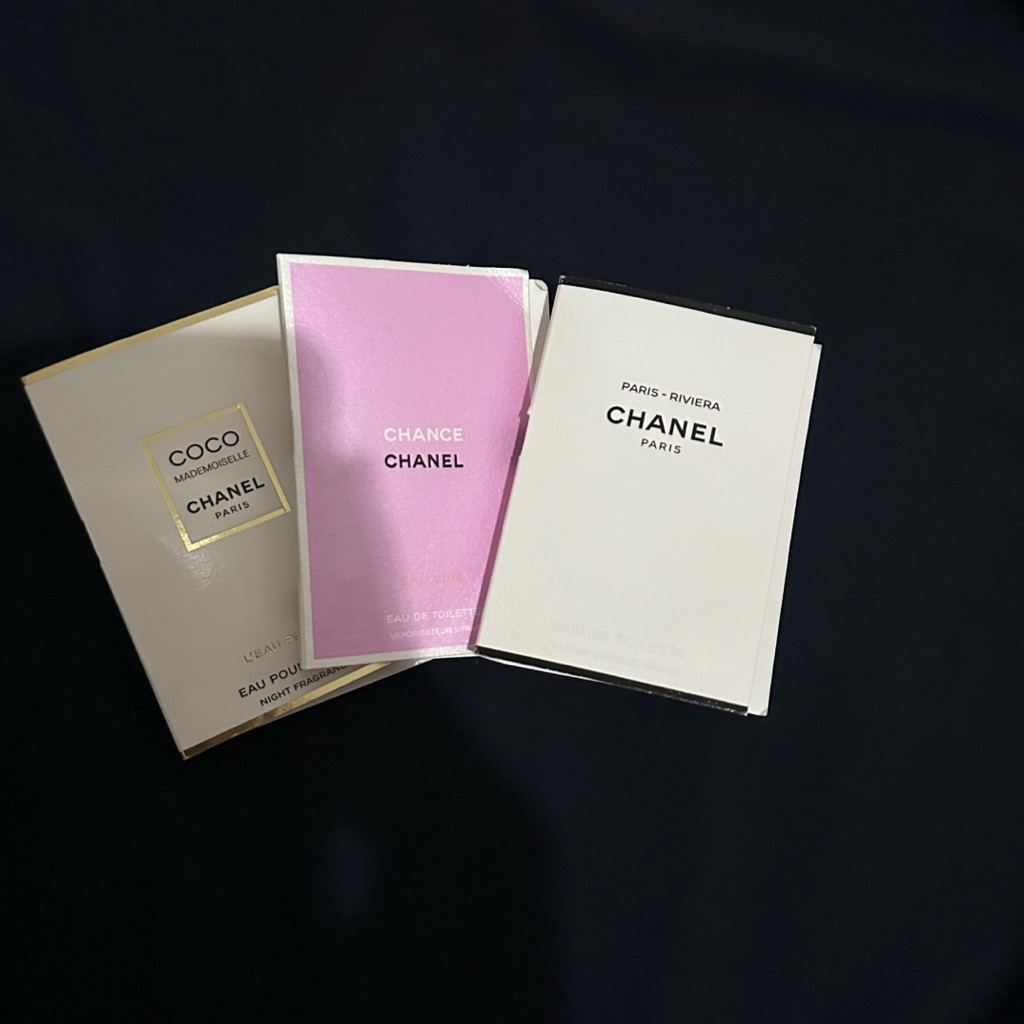 Preloved Sample Parfume Chanel / Parfume Chance Chanel / Parfume Paris Riviera Chanel / Parfume Coco