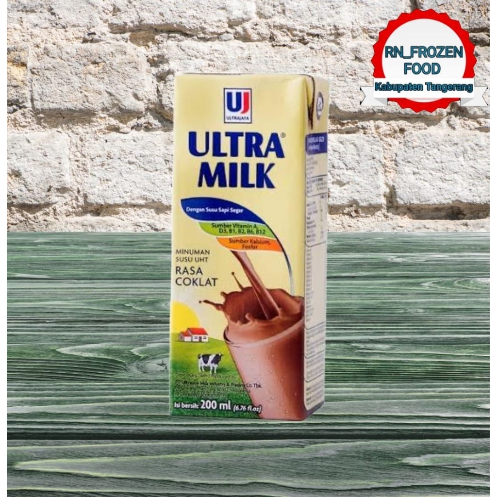 

SUSU ULTRA KEMASAN 200ML RASA COKLAT