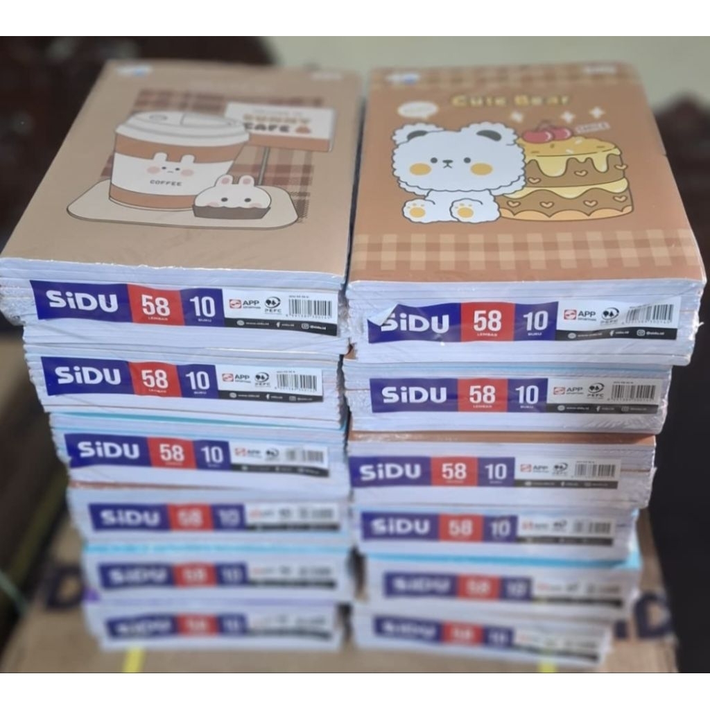 

Buku tulis bergaris SIDU 58 Lembar