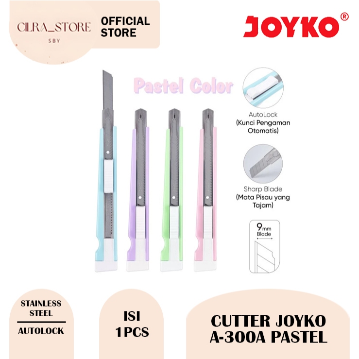 

Pemotong | Cutter Joyko A-300A Pastel (1PCS)