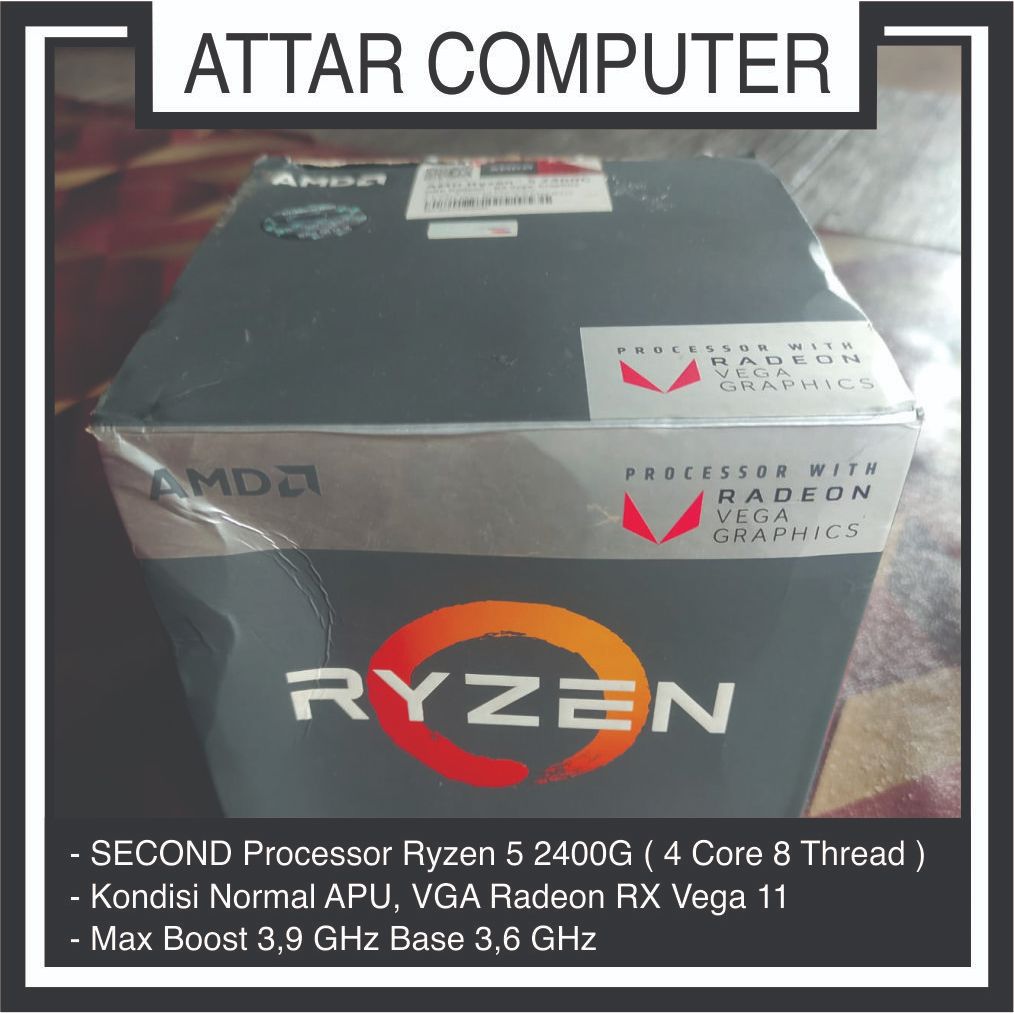Processor AMD Ryzen 5 2400g (Box No Fan)