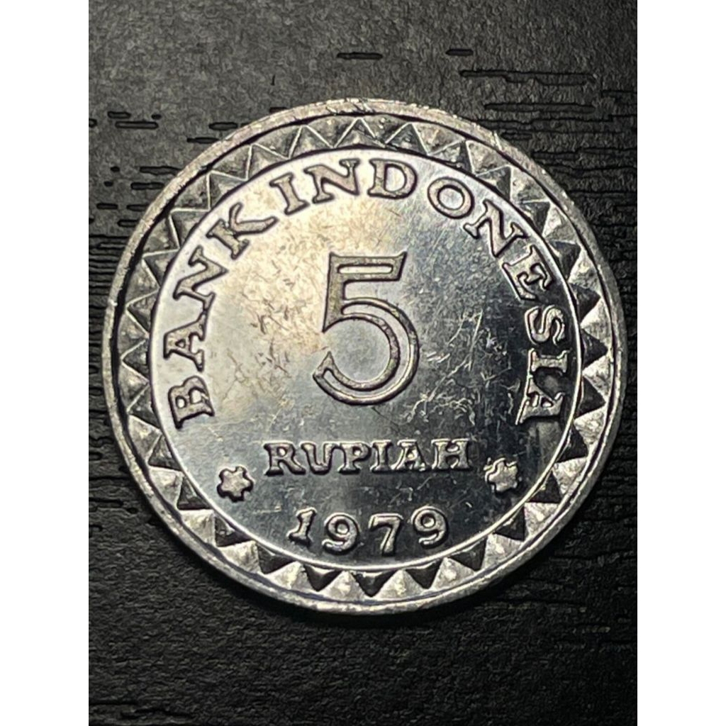 Koin 5 Rupiah 1979 Bank Indonesia – Uang Kuno Jadul Langka
