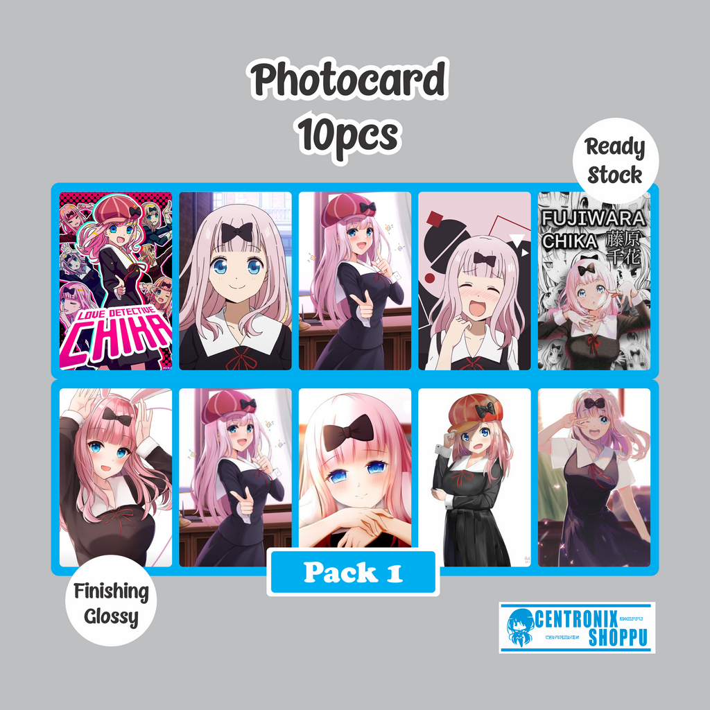 PHOTOCARD Fujiwara Chika Kaguya-sama wa Kokurasetai - Photocard / Fujiwara - 10pcs