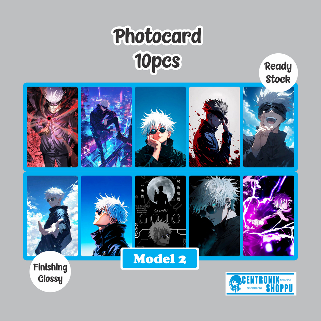 PHOTOCARD Gojo Satoru Jujutsu Kaisen - Photocard / Gojo - 10pcs