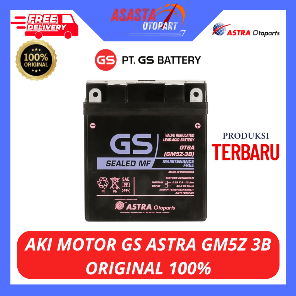 AKI MOTOR GS ASTRA MF GM5Z3B ORIGINAL 100% MIO SPORTY / VEGA R ALL VARIAN / VEGA ZR / JUPITER Z / MX