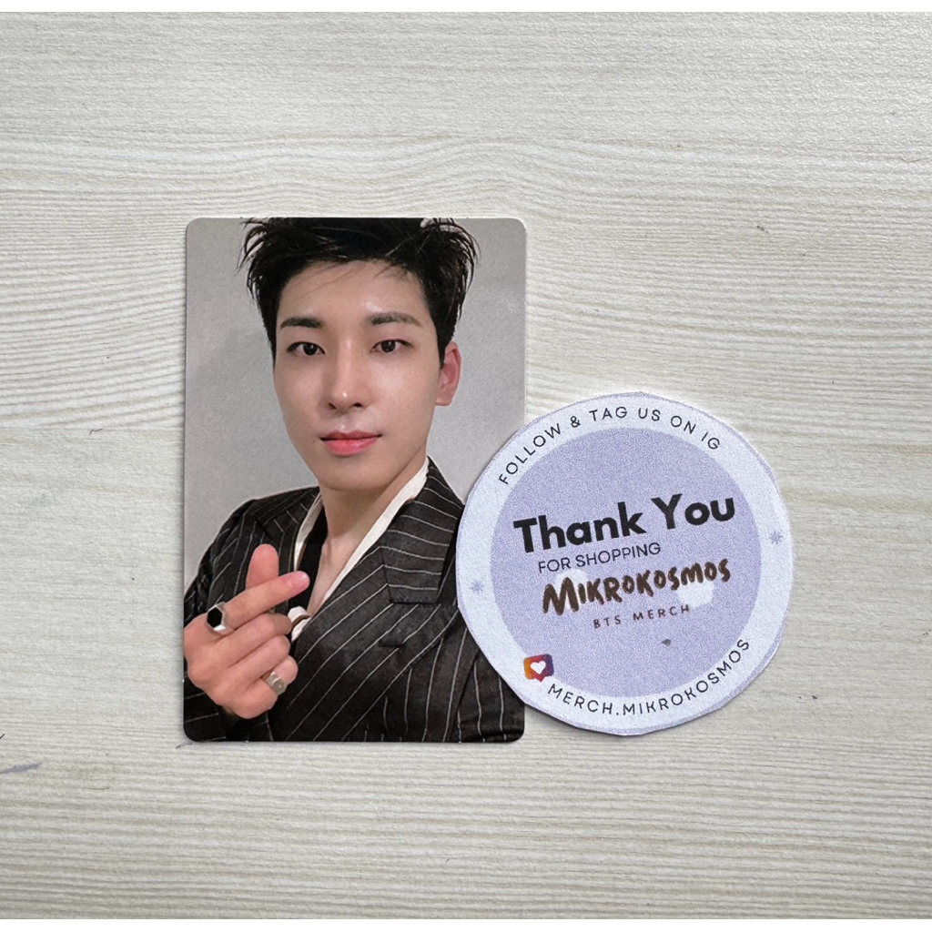 OFFICIAL photocard Wonwoo Seventeen - album An Ode