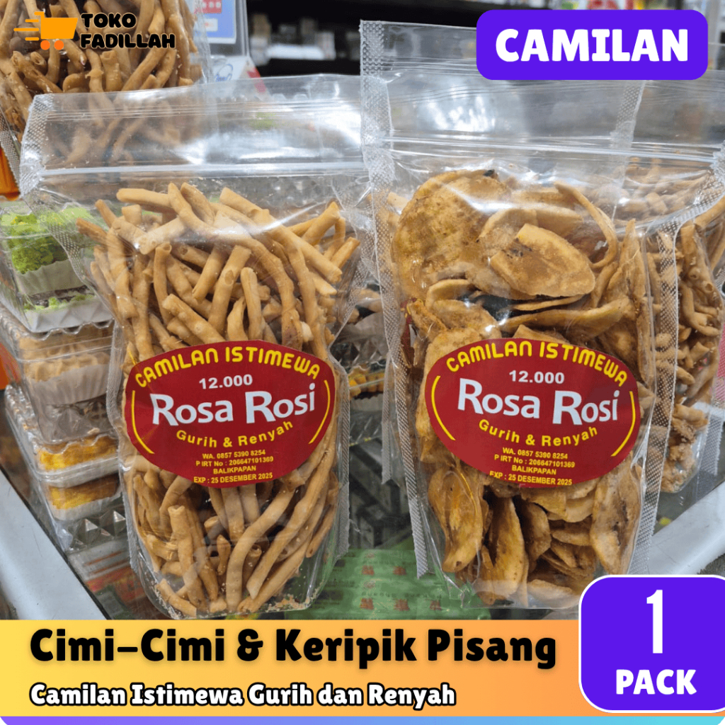 

Camilan Cimi-Cimi & Keripik Pisang - Gurih dan Renyah