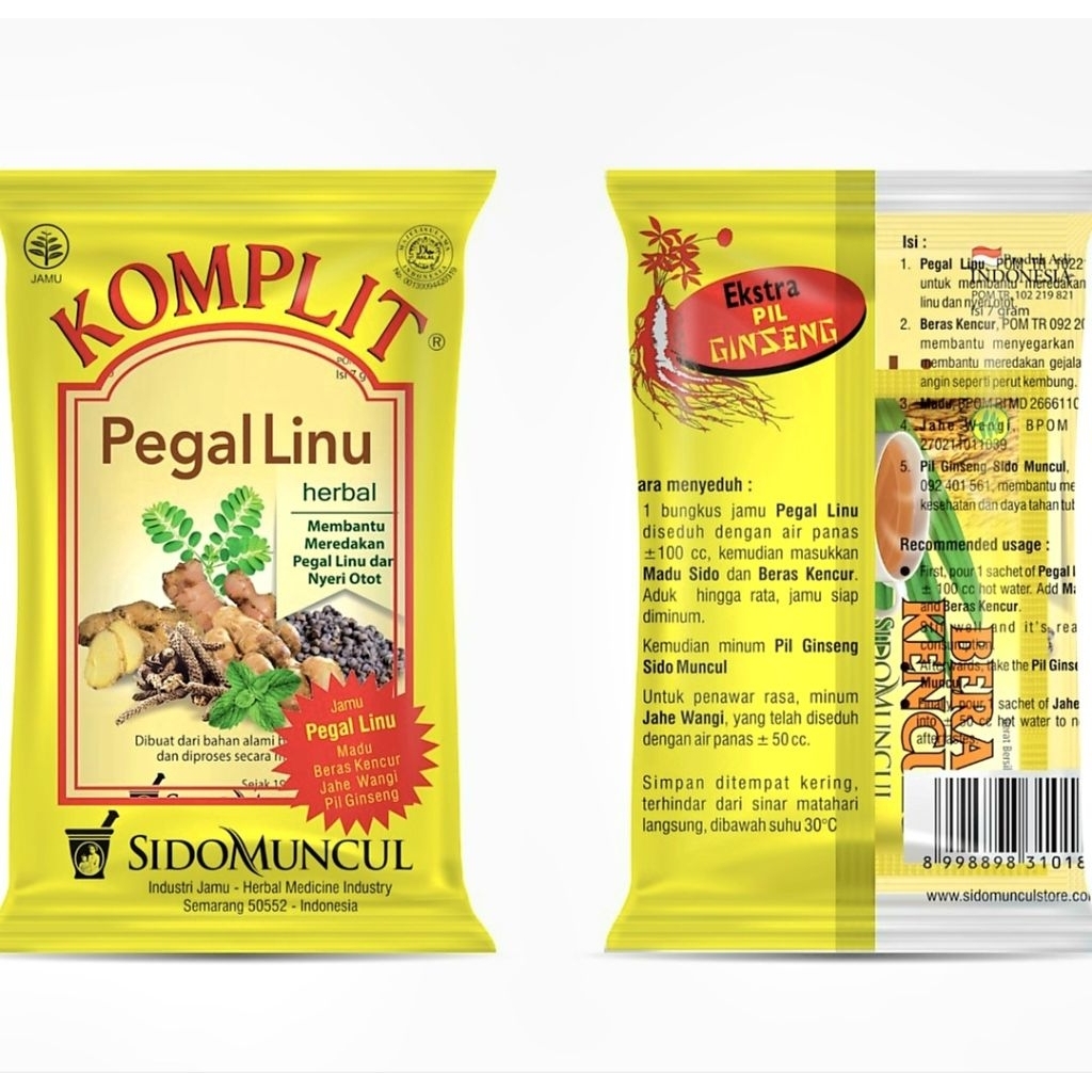

Komplit pegal linu Sidomuncul