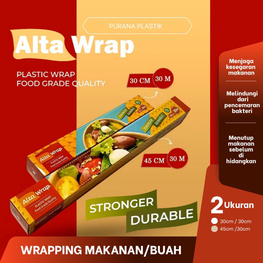 Plastik Wrapping Makanan Dan Buah