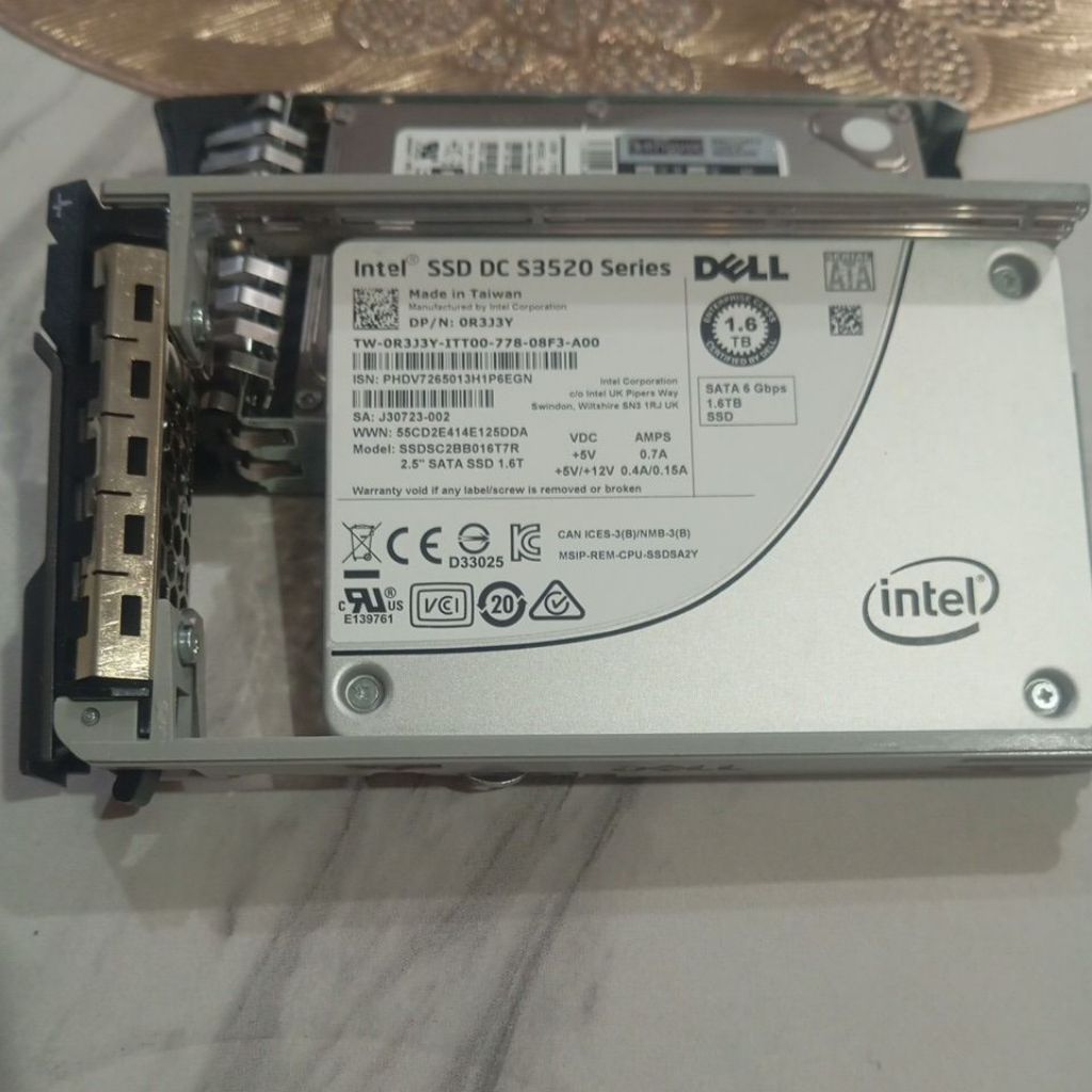 INTEL SSD DC S3520 SERIES DELL STOK BARU