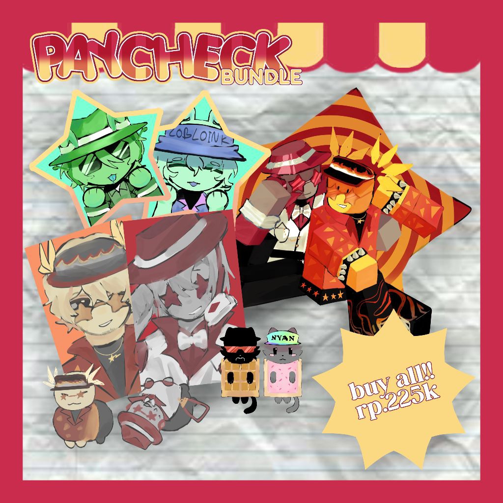 

paycheck bundle || forsaken merch [stickers]