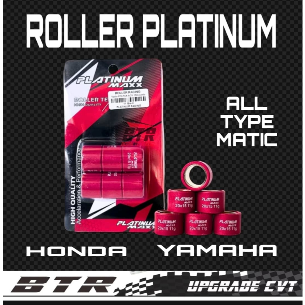 ROLER RACING HONDA BEAT FI ESP ROLLER RACING SCOOPY ESP Roler beat fi racing teflon roler PLATINUM s