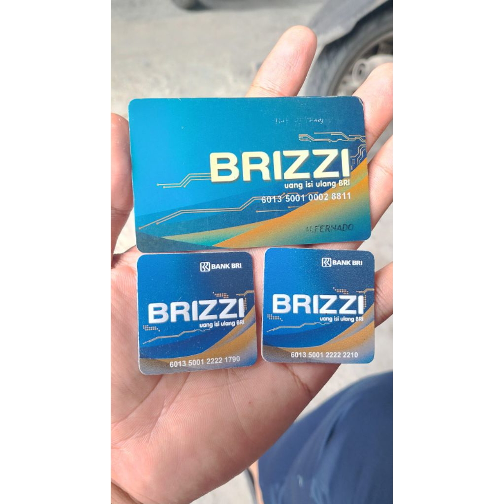 Brizzi BRI Bekas kartu e-money Etol Transjakarta Belanja Kereta Jaklingko