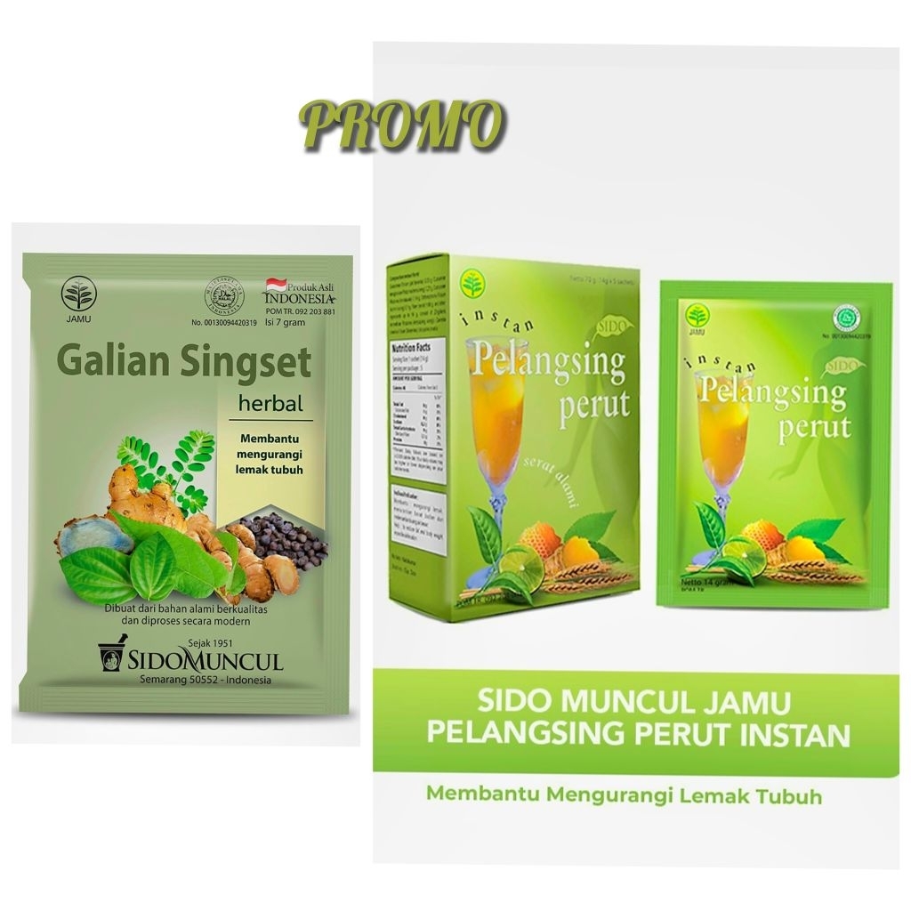 (PROMO) Pelangsing Perut dan Galian singset Sidomuncul
