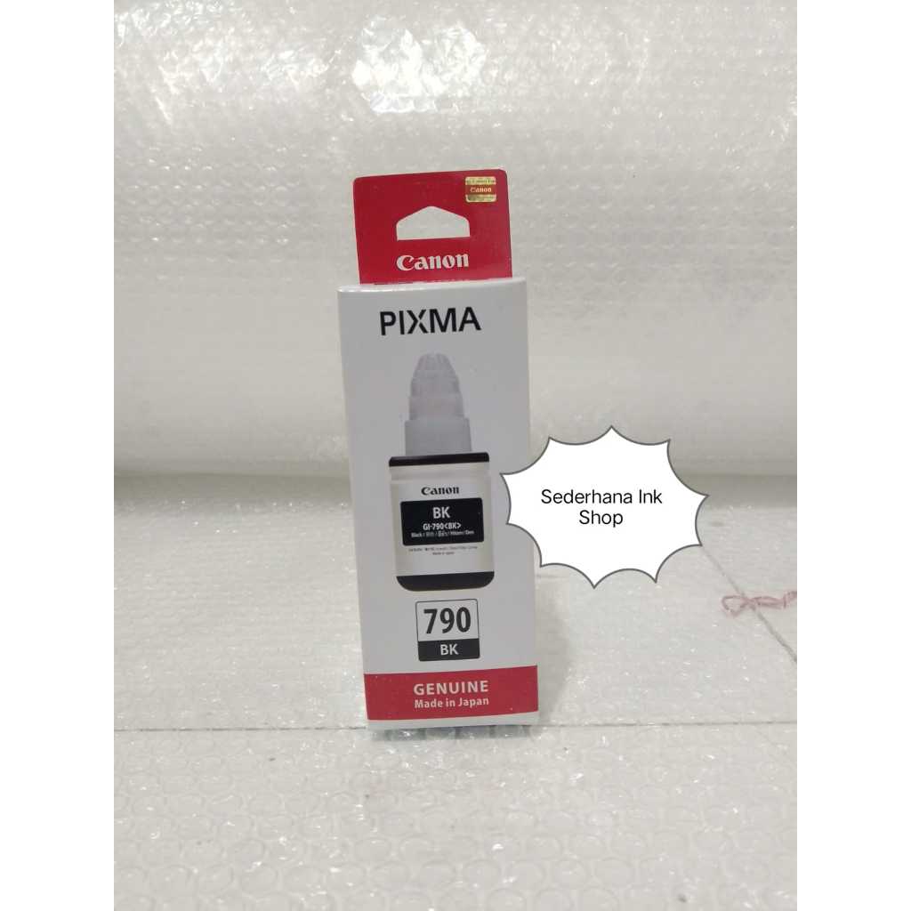 Tinta Canon Original Gi-790 1Pcs For Printer G3010 G4000 G4010