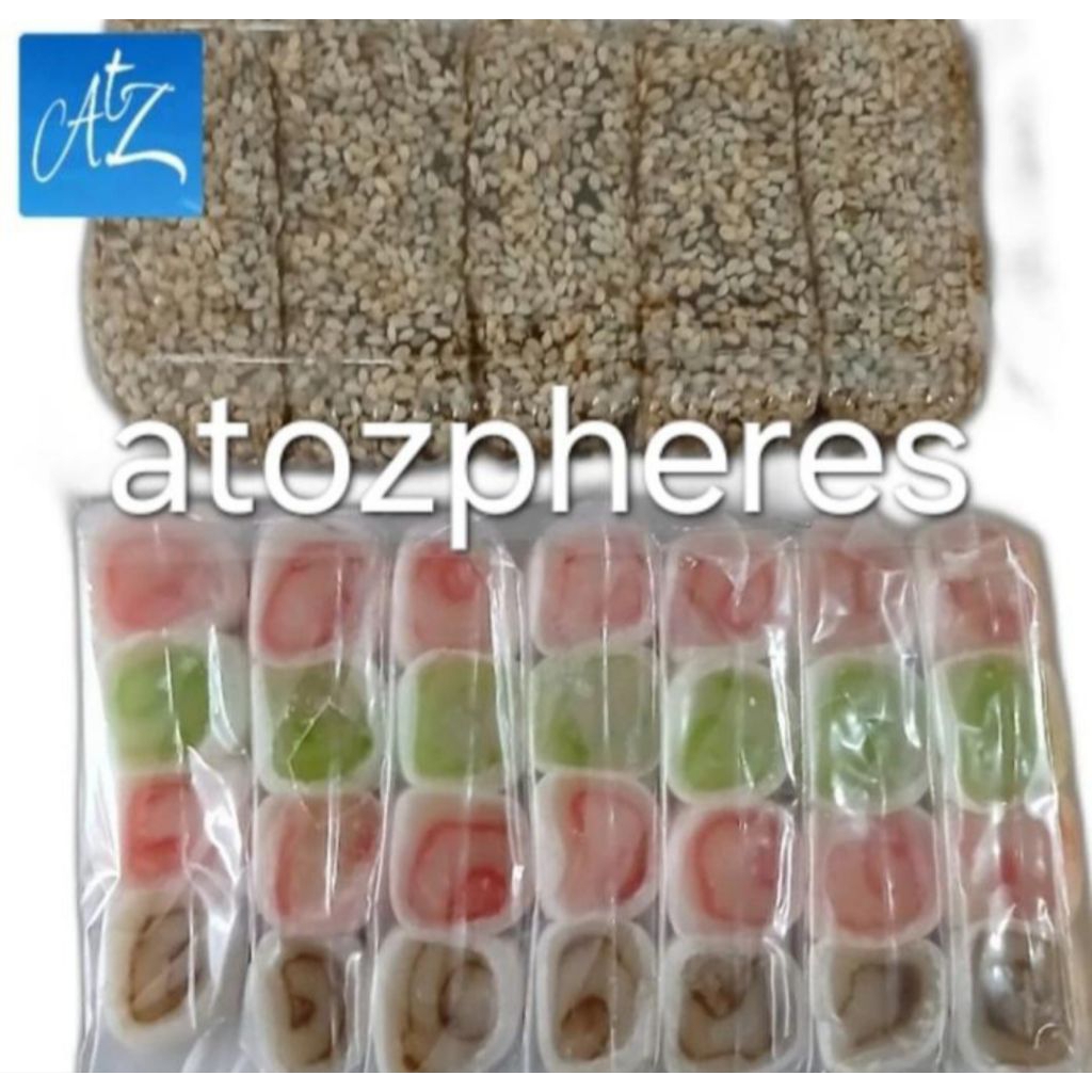 

Fresh stock ! Cemilan jajanan pasar tradisional jadul jadoel kue dodol Nengko Neng Ko Nuiko Nui Ko Nuikoh Nui Koh Warna / Wijen