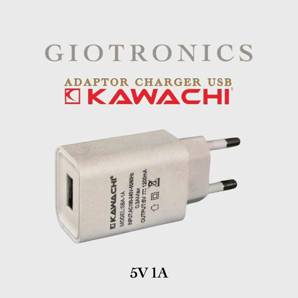 adaptor charger usb kawachi untuk senter kepala / emergency dll SBA-1A