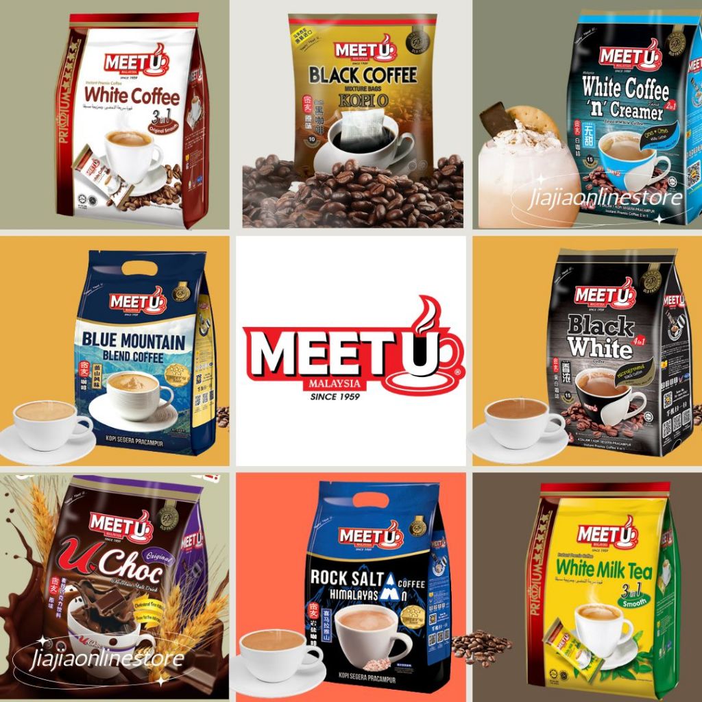 

MEET U Coffee Meet U White Coffee Kopi Instant Malaysia Coffeemix 3In1 White Coffee 2In1 Malaysia Milk Tea Chocolate Drink MeetU White Coffee