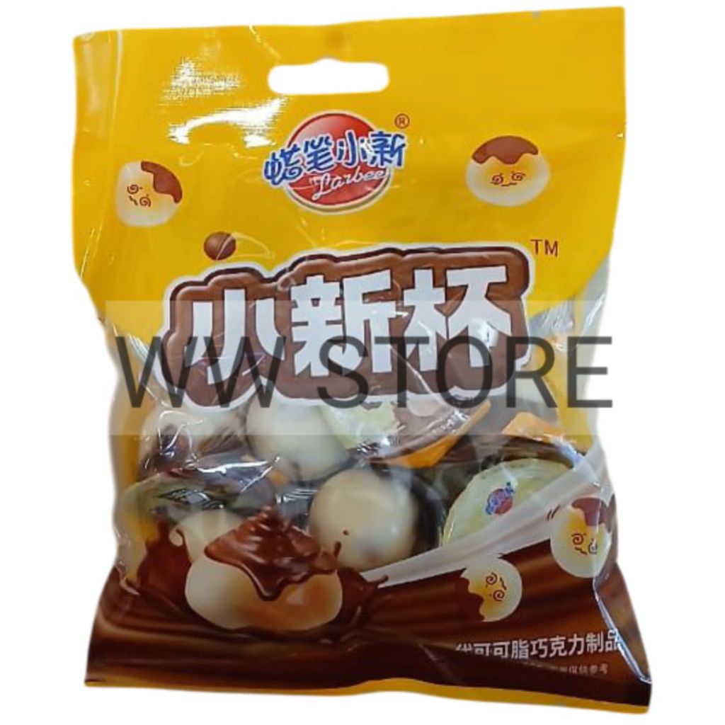 

Biskuit dengan celupan coklat cokelat halal MUI TYL Larbee Biscuit with Chocolate Dip 150g