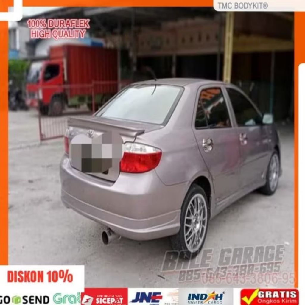 bemper BODYKIT vios gen1 toms