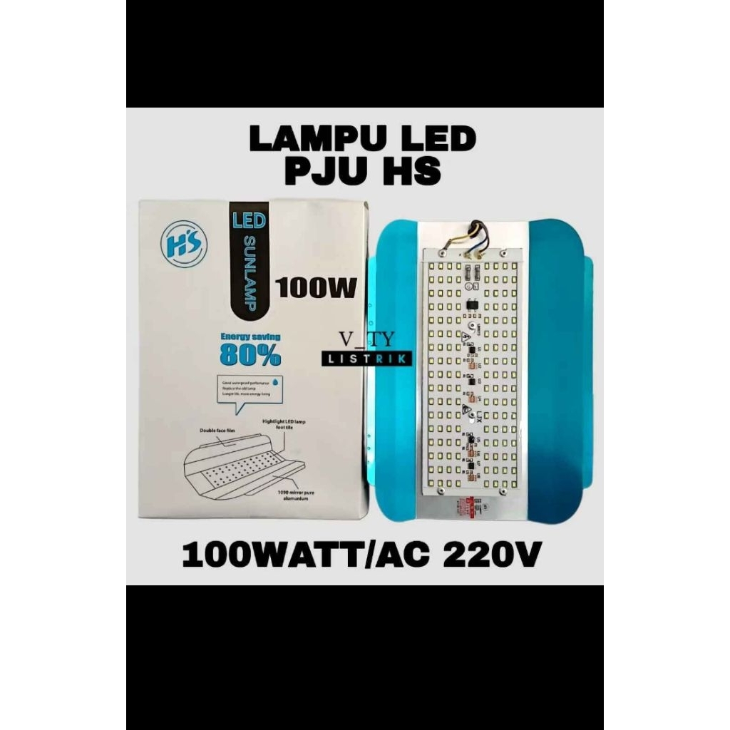LAMPU JALAN PJU 100W // LED SUNLAMP SOROT OUTDOOR // PENERANGAN JALAN UMUM