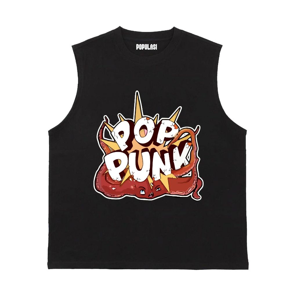 Cavenza Singlet Lekbong Pria - Pop Punk Art Duri | Tanktop Unisex Lekbong