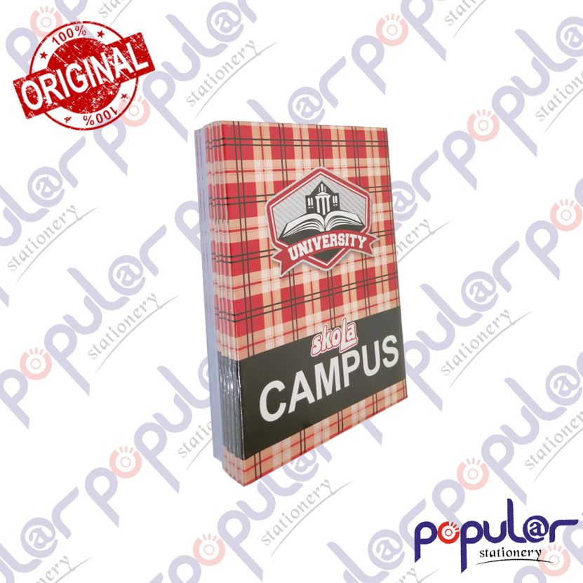 

Buku Tulis Boxy Skola Campus 50 / 10Pcs