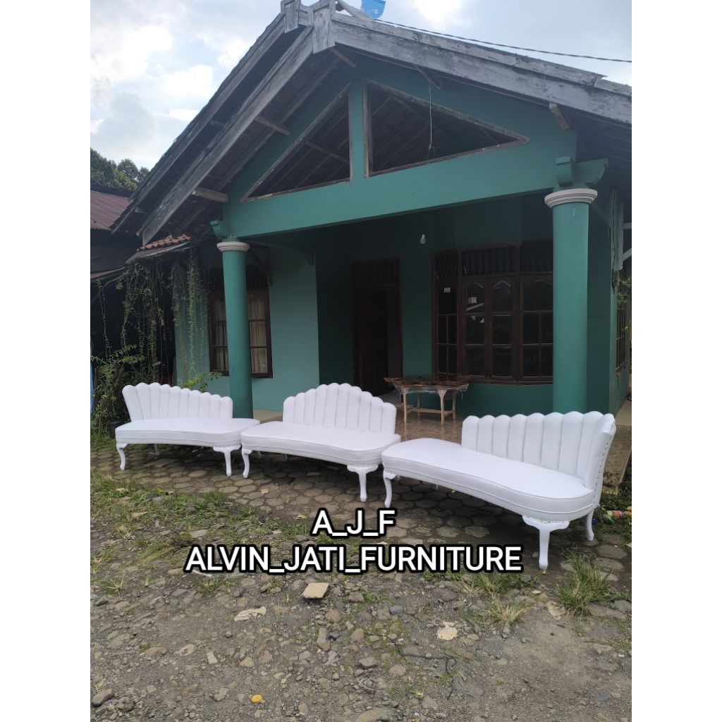 Kursi pelaminan/kursi pelaminan taman/kursi kerang/kursi pelaminan kerang/kursi pelaminan dekor/kurs