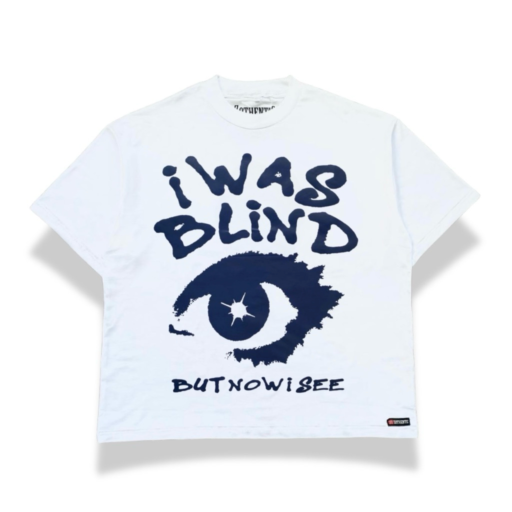 Zothentic - Tshirt Boxy fit 20s - Kaos Boxy Pria | I was blind Kaos Oversized Pria