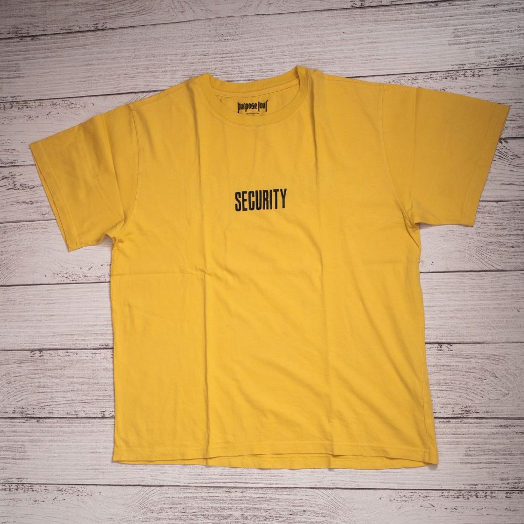 T-Shirt Kaos Justin Bieber PURPOSE TOUR Yellow tag Official