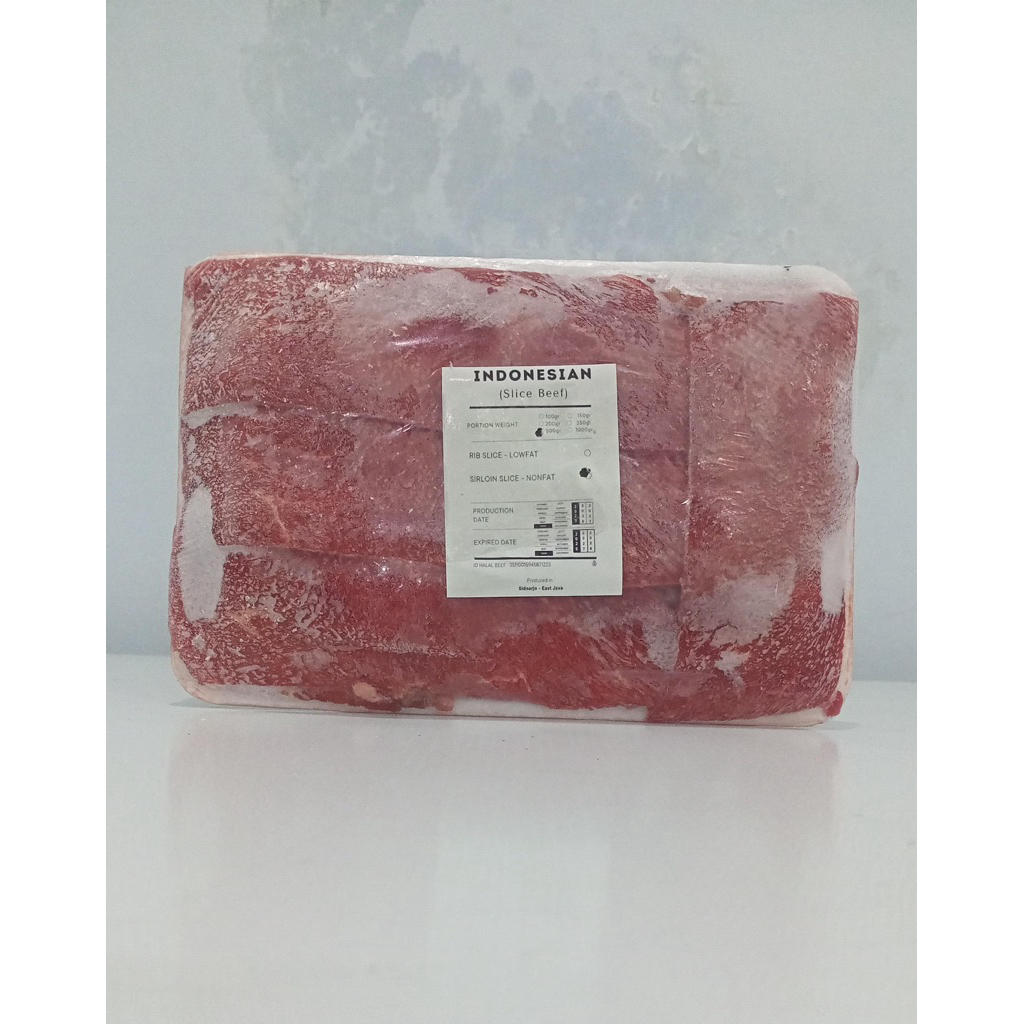 

daging untuk ngegrill slice nonfat