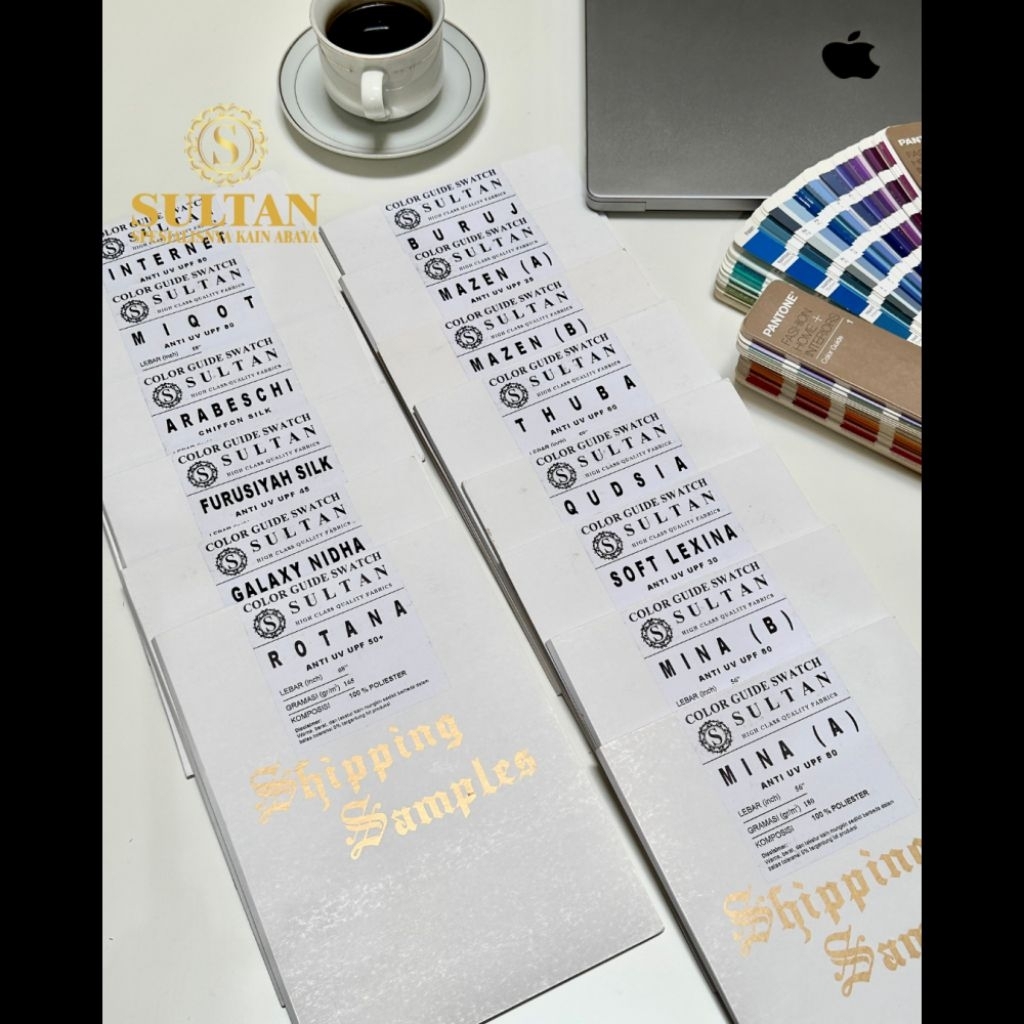 Paket Sample Per Jenis Kain Brand Sultan Dan Emirates (Amanah In Syaa Allah)
