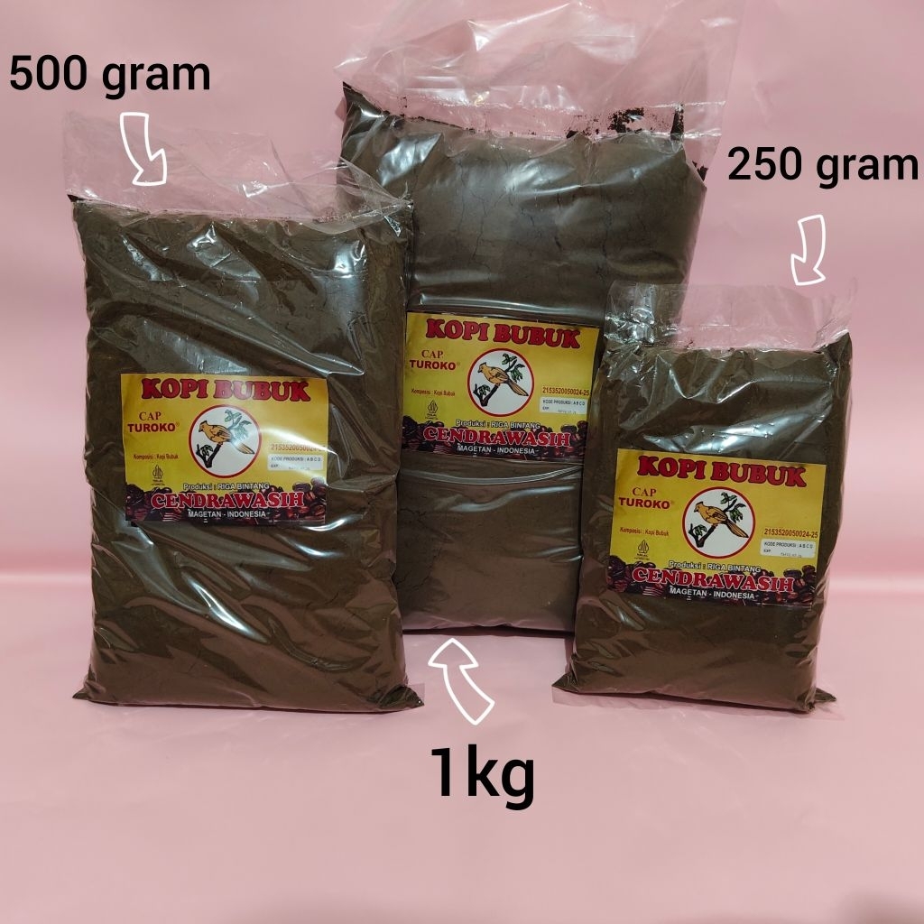 

Kopi Bubuk Cendrawasih Premium