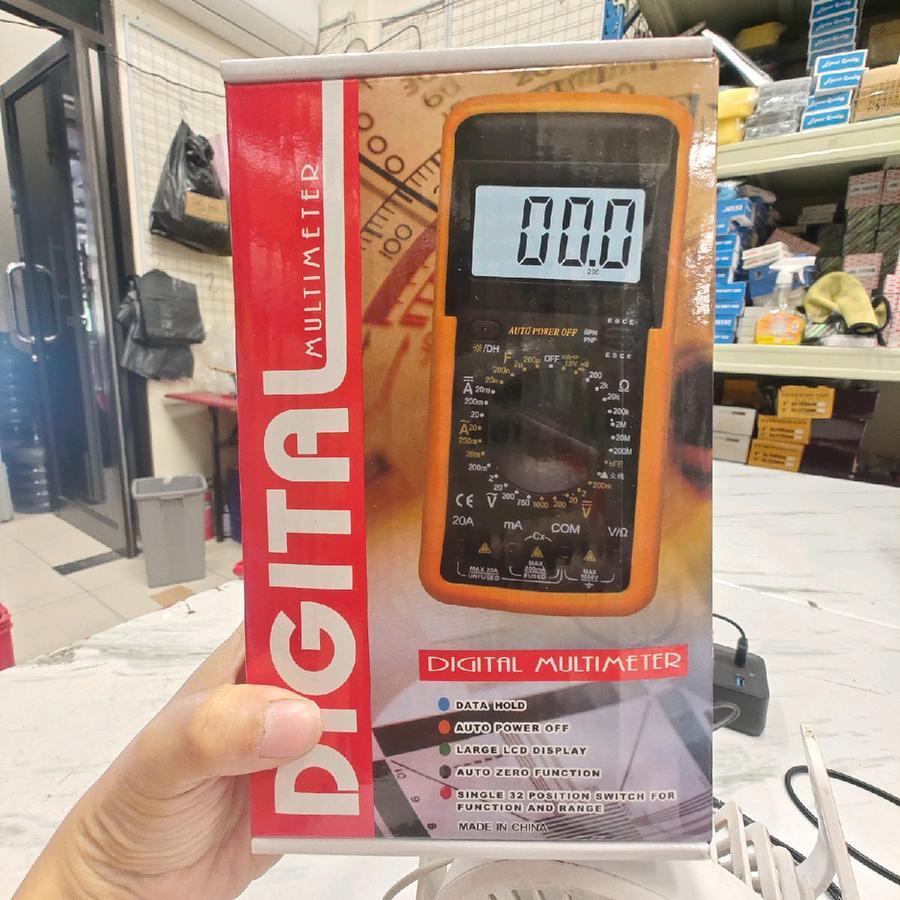 Multimeter DT9205A Multitester Digital DT 9205A Tester Besar DT-9205A Avometer